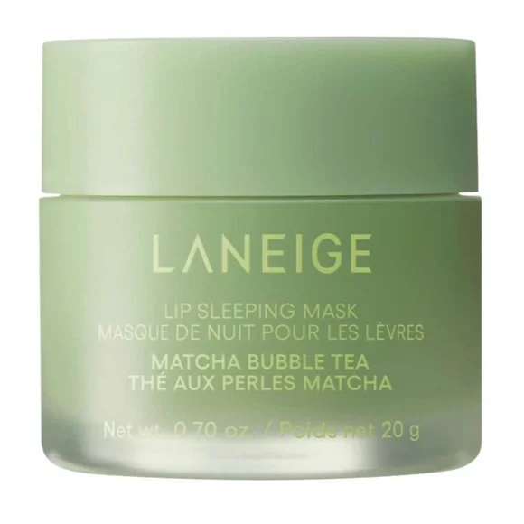 LANEIGE Lip Sleeping Mask Trio -Matcha Bubble Tea, Grapefruit &Peach Iced Tea💋 - Picture 9 of 10